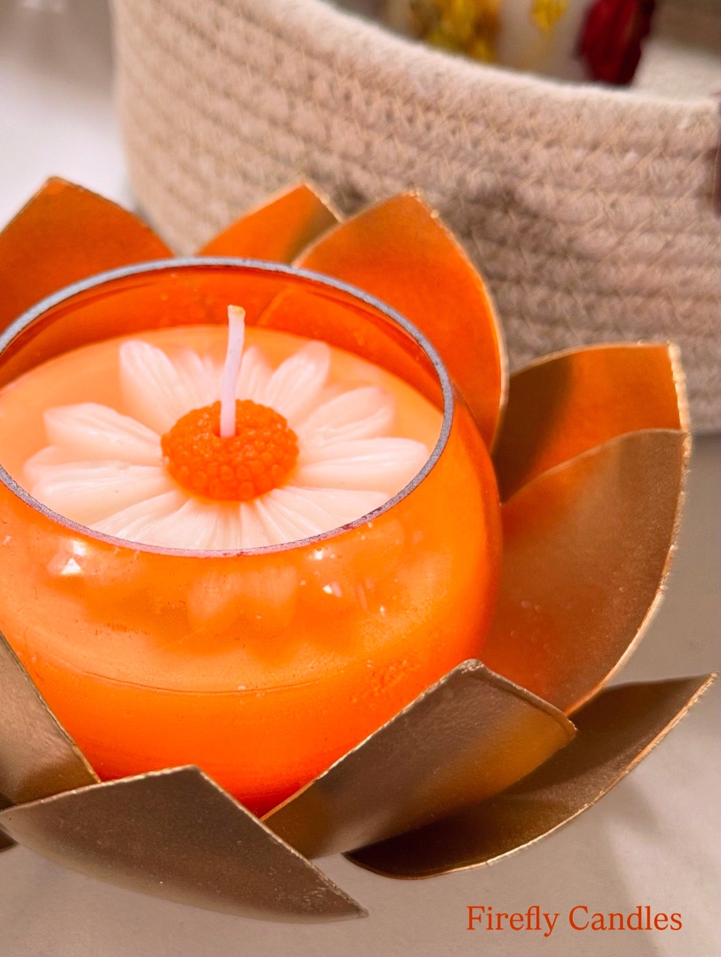 Lotus candle - Metal