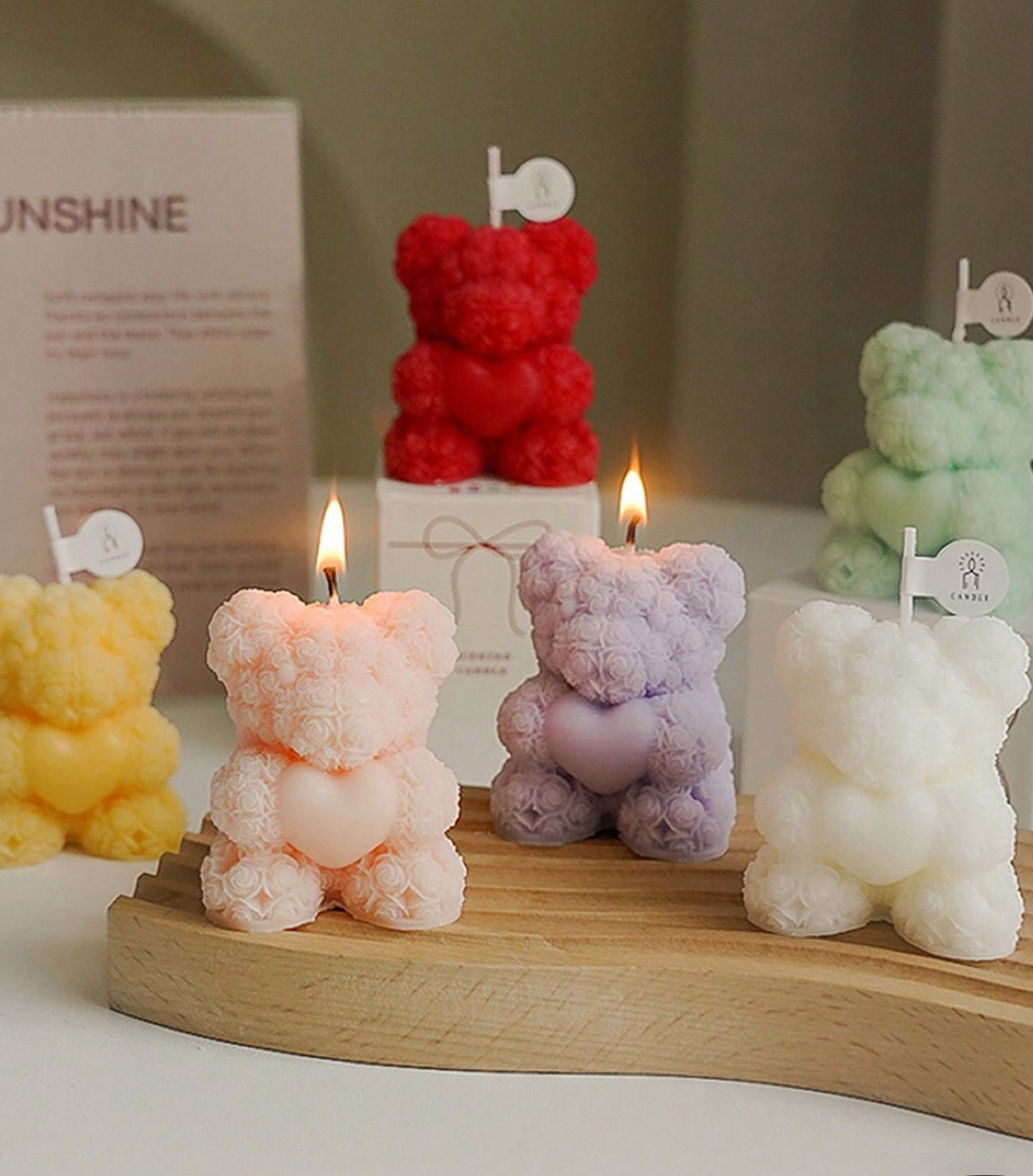 Teddy Candle