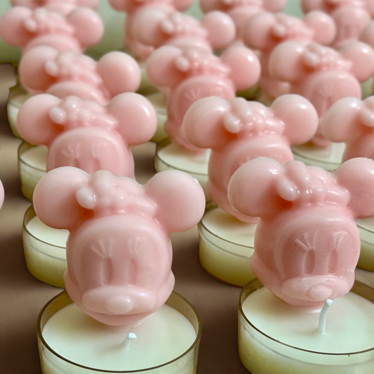 Mini Mouse Candles - Baby Shower Edition